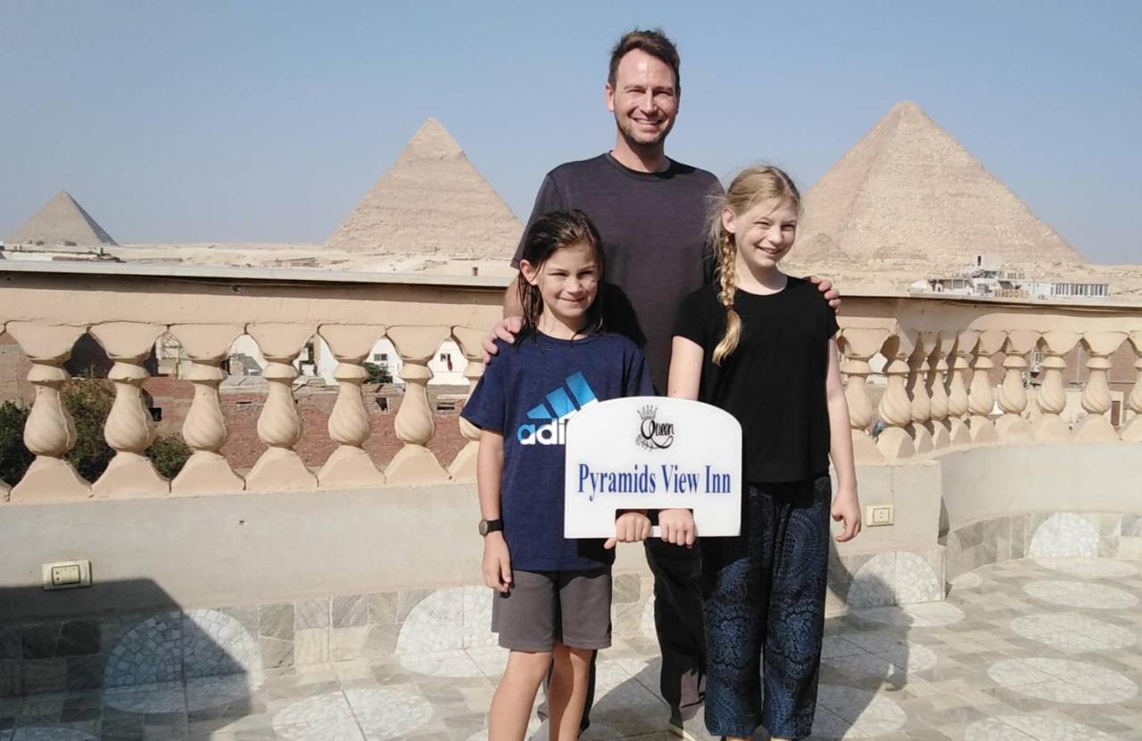 Queen Pyramids View Inn Kafrat al Jabal Bagian luar foto