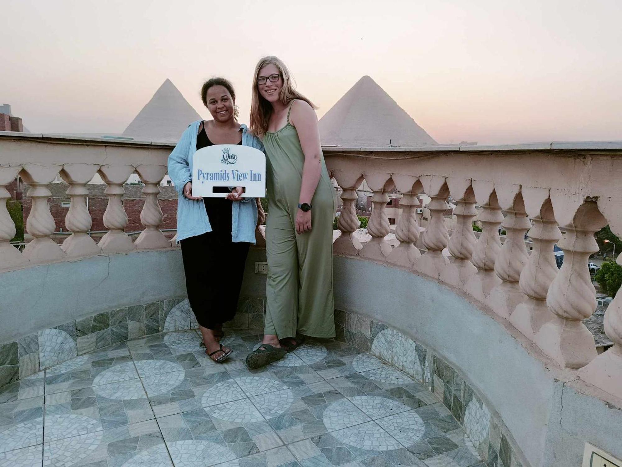 Queen Pyramids View Inn Kafrat al Jabal Bagian luar foto